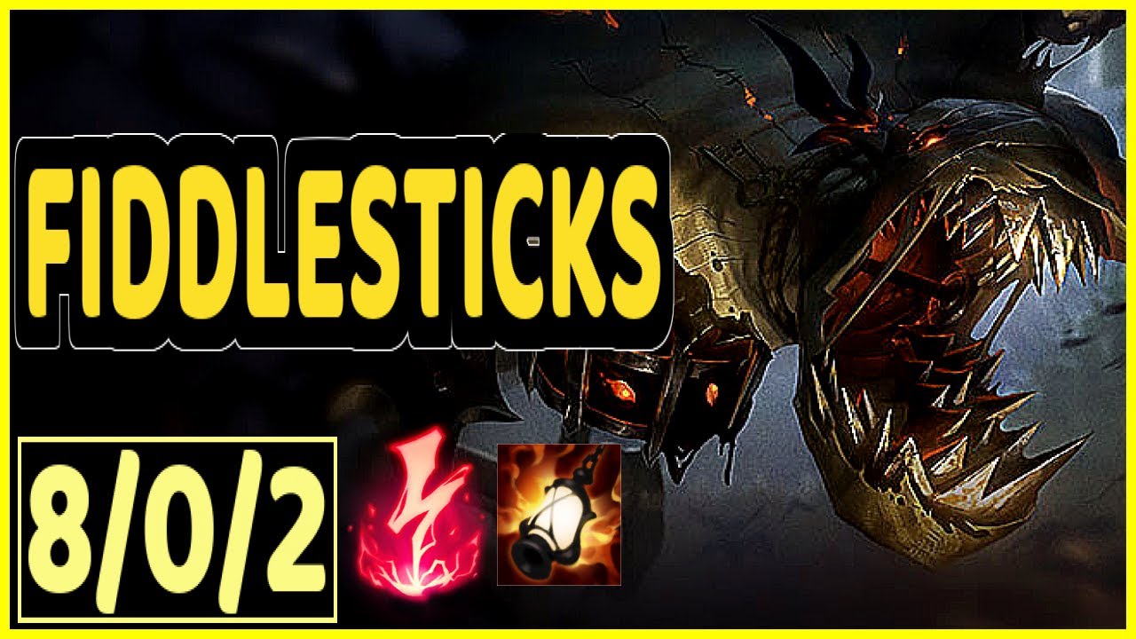 FIDDLESTICKS VS QIYANA - 8/0/2 KDA JUNGLE GAMEPLAY CHALLENGER I