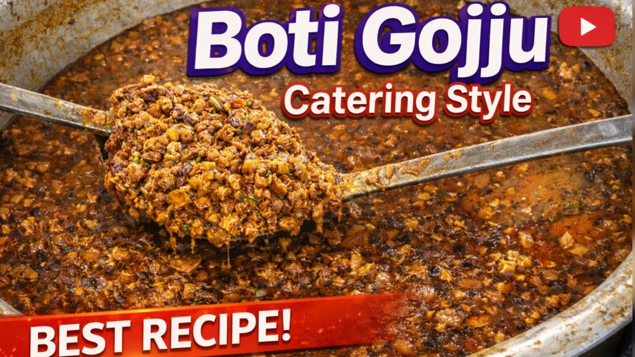 PERFECT TASTY BOTI GOJJU RECIPE CATERERS STYLE | BOTI GOJJU | Boti Gravy | Boti Masala |Boti Sambar