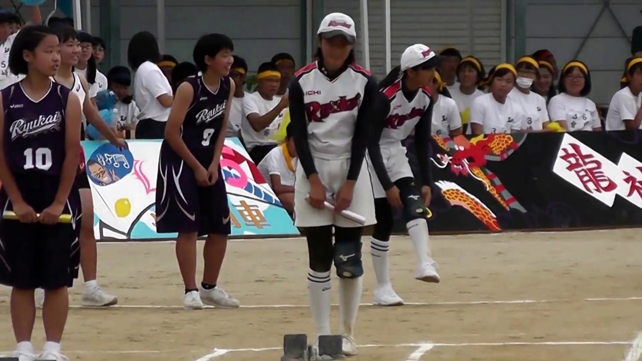中学生 体育大会  部活対抗リレー女子②
