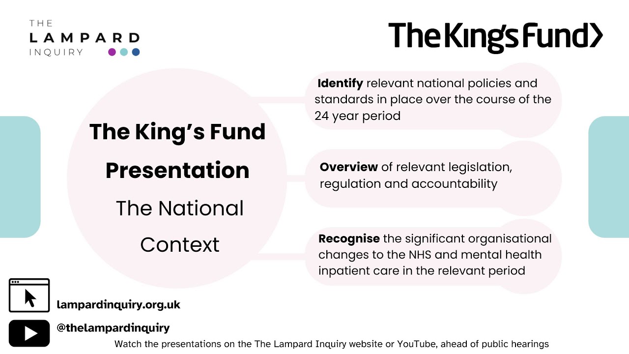The King&rsquo;s Fund Presentation - The National Context