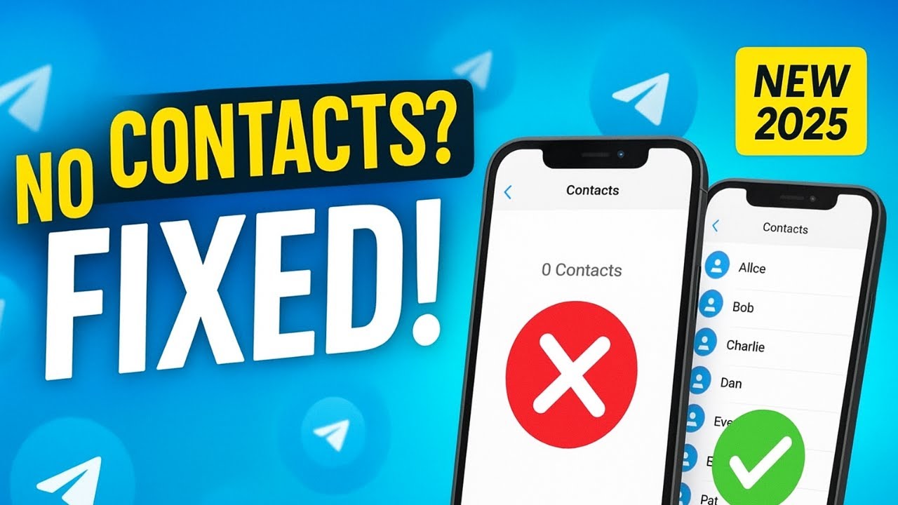 Вы исправили плату за SMS в Telegram… но нет контактов? Смотрите!