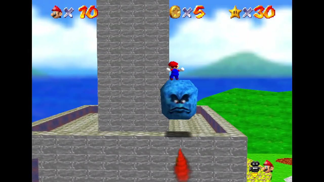 Super Mario 74 Extreme Edition - Bowser's Beautiful Backyard [No Save States]