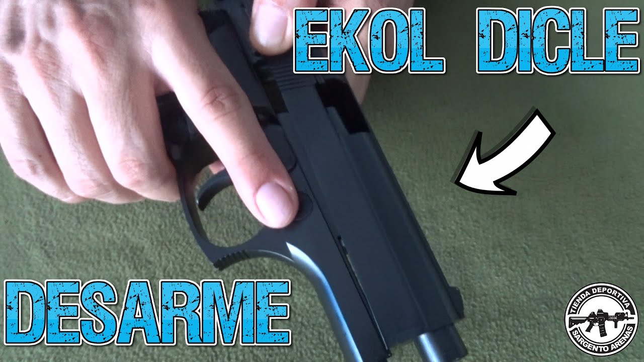 ARME Y DESARME EKOL DICLE 9mm TRAUMÁTICA!!