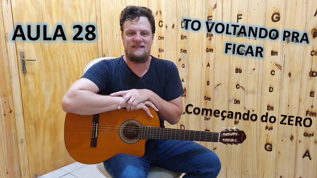 Começando a Tocar Violão | Ensinando a música TO VOLTANDO PRA FICAR | AULA 28