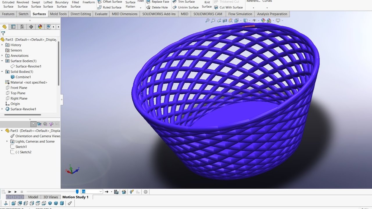 SolidWorks Plastic Designed Bowl | How to Design Plastic Product in SolidWorks?