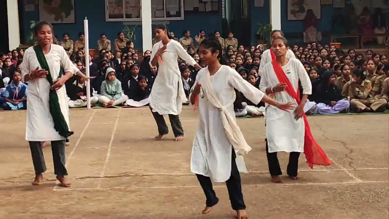 Republic Day Dance Program By Students @ Kanya Shiksha Parishar Parchanpal ‼️‼️