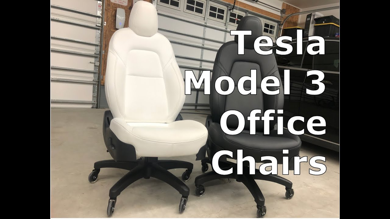 How To Turn Tesla Model 3 Seats into Office Chairs!