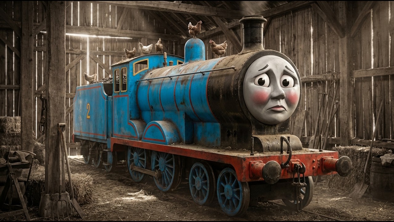 ASMR Car Restoration 🚂 – I Bought Edward Train from Grandma's Chicken Coop for $800