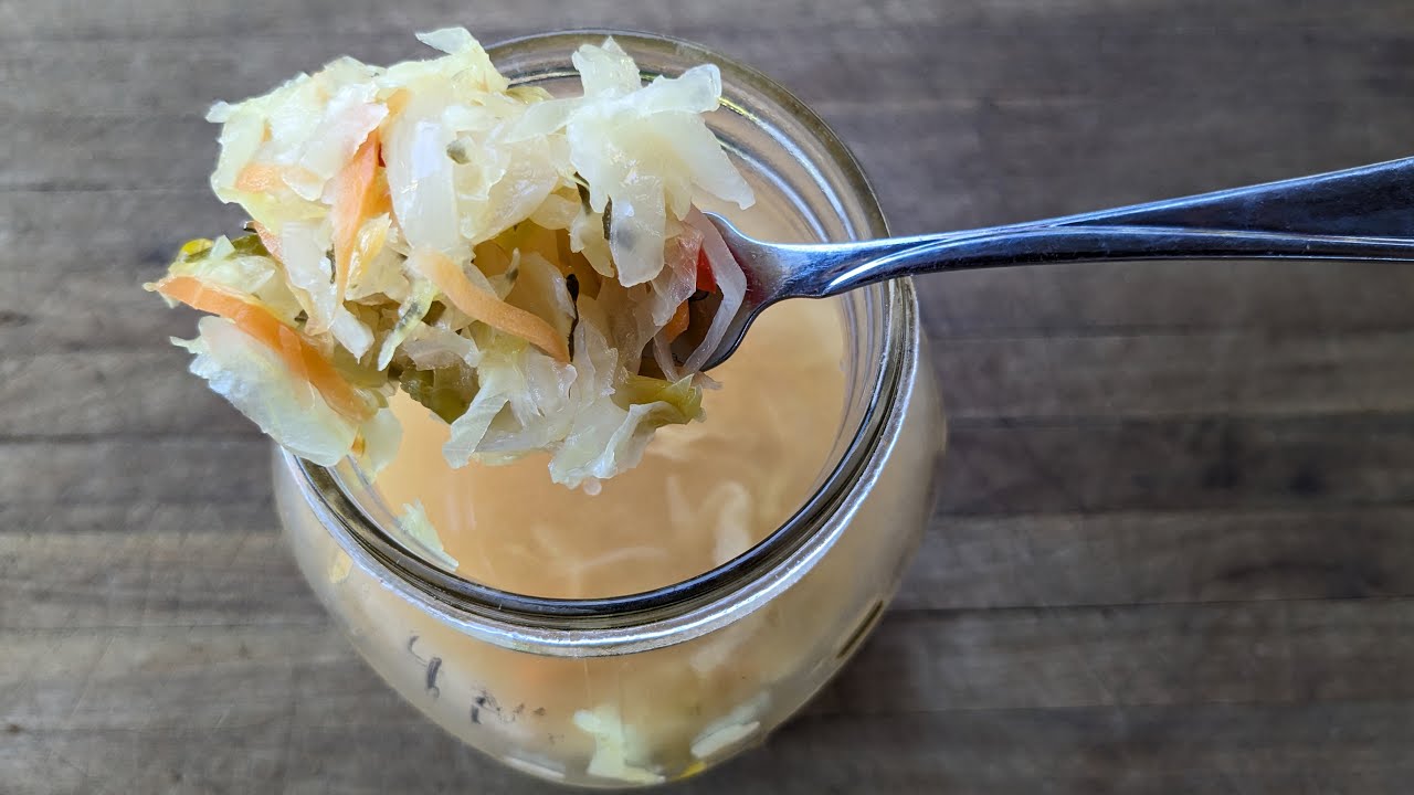 Curtido (Latin fermented cabbage)