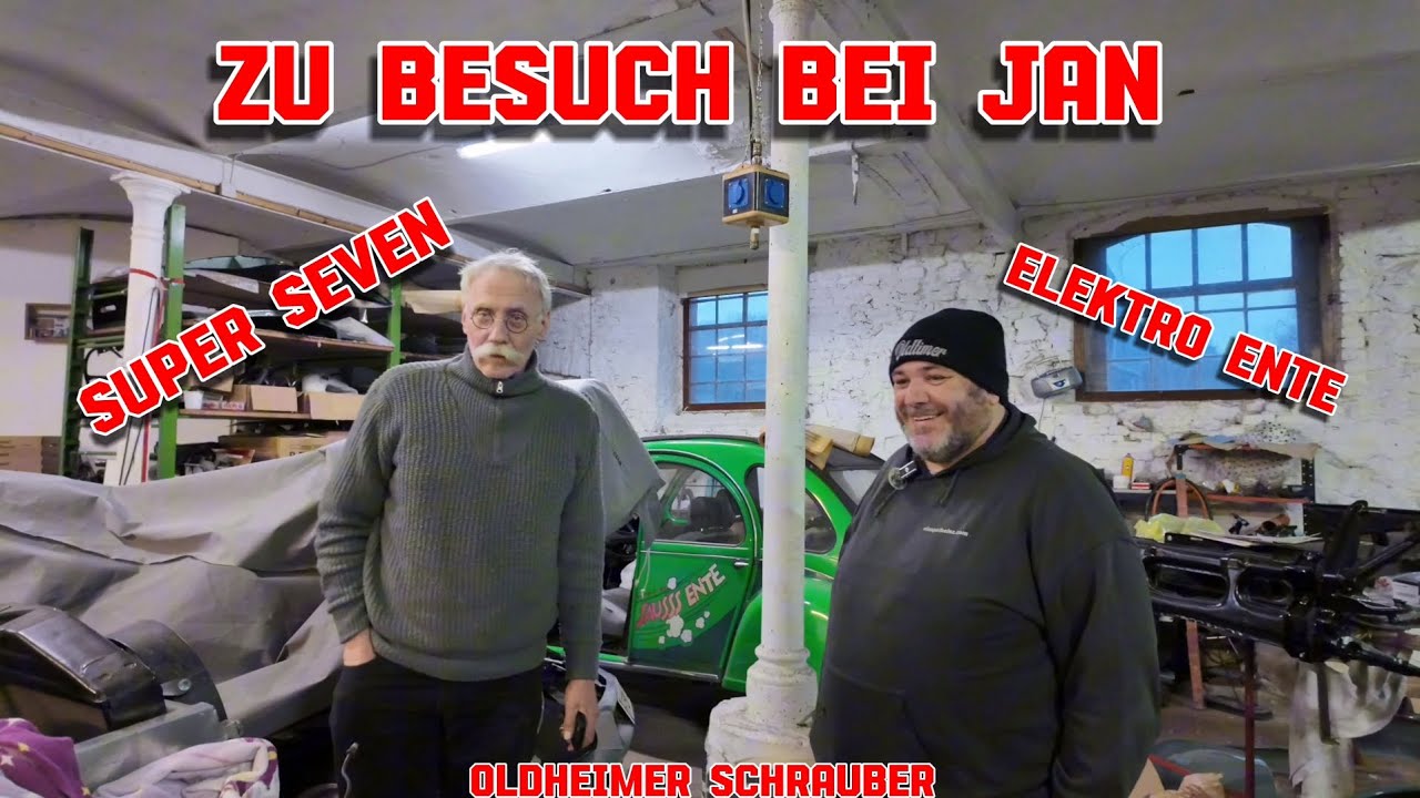 Ein Super seven eine Elektro Ente und Guido ist am strahlen