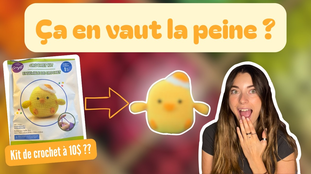 J’ai testé un kit de crochet à 10 $… est-ce que ça vaut VRAIMENT la peine ?