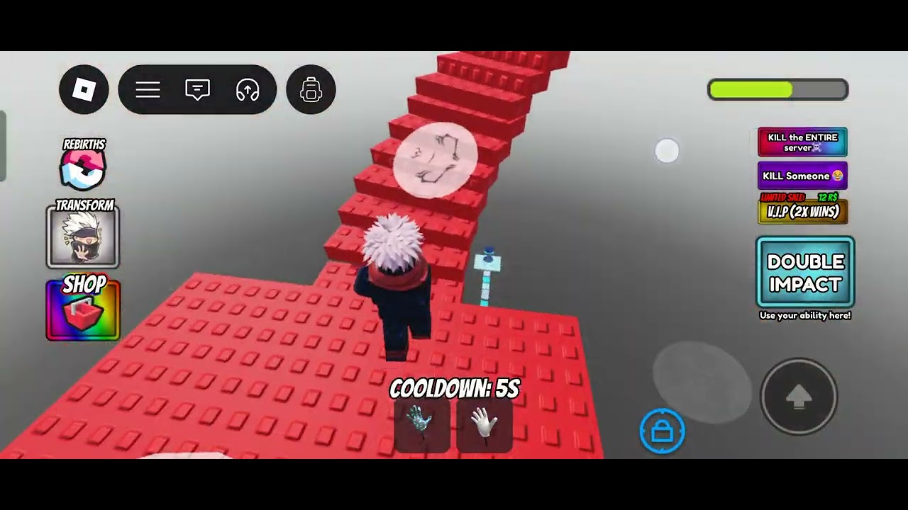 I play the game jujutsu slap # roblox