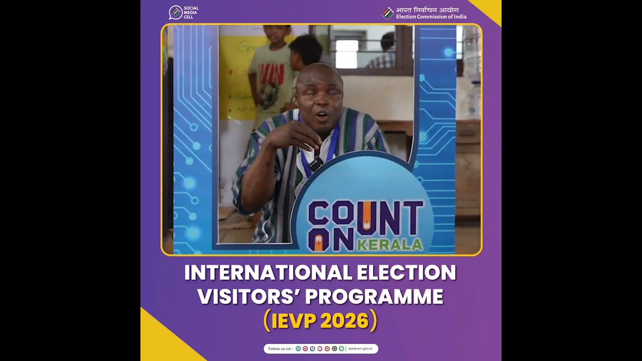 Mr. Gibrilla Murray Jusu (IEVP Delegate, Sierra Leone) visited a Gen Z polling booth
