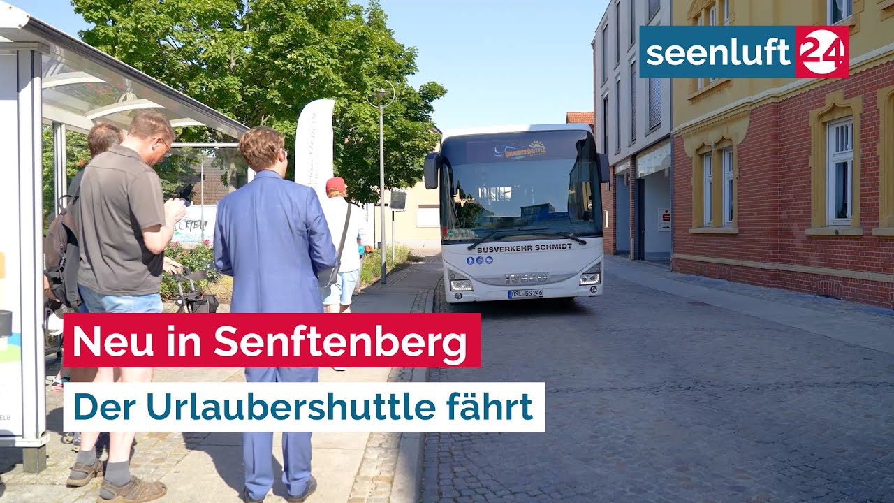 Neu in Senftenberg - Der Urlaubershuttle fährt