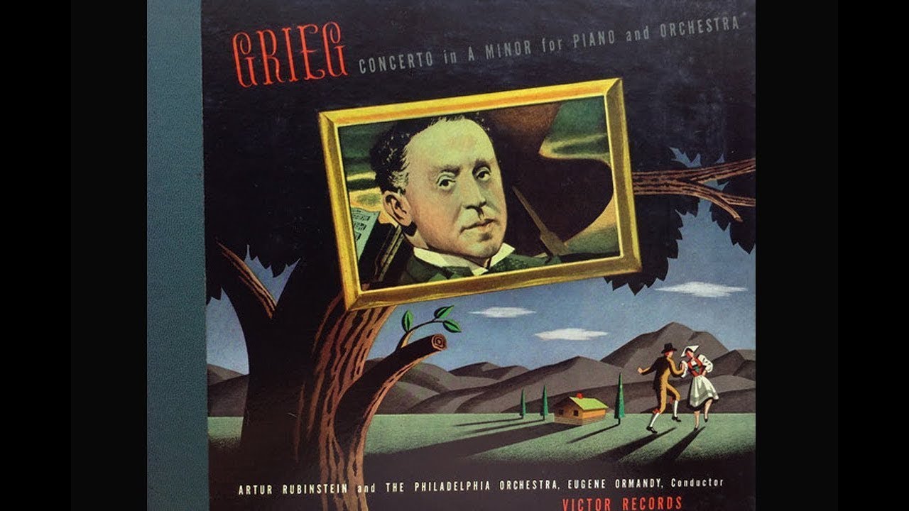 Grieg: Piano Concerto (1942) Rubinstein/Ormandy NEW MIX