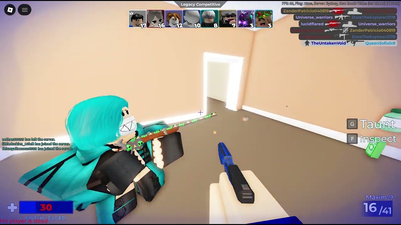Road to Level 200 in Roblox Arsenal Part 5