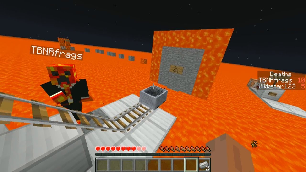 Minecraft SEA OF LAVA Parkour с Vikkstar и PrestonPlayz (Minecraft Parkour)