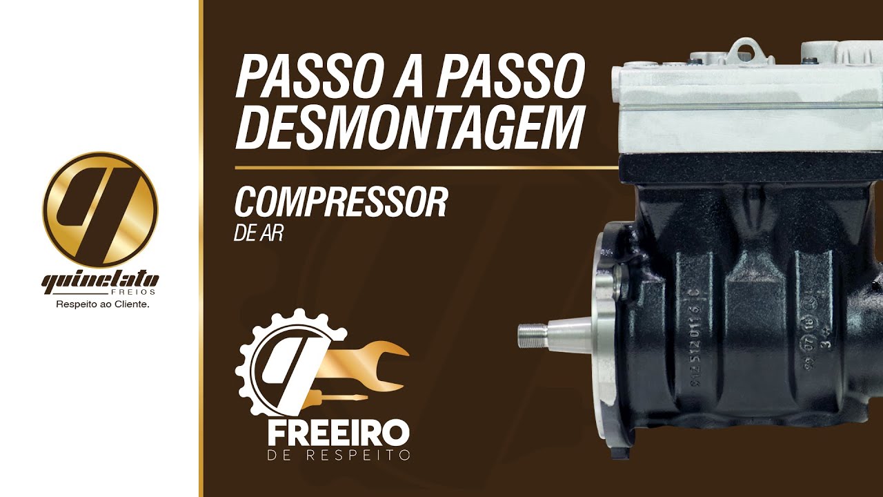 Passo a Passo - Desmontagem do Compressor de Ar