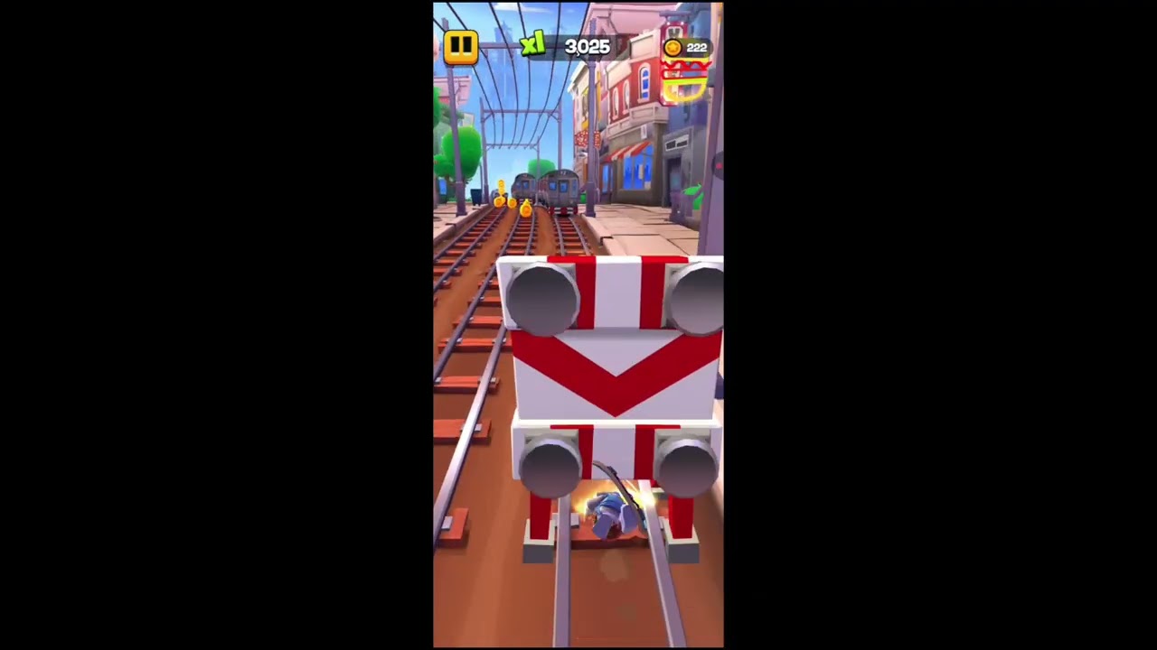 Playing subway surfers city. 