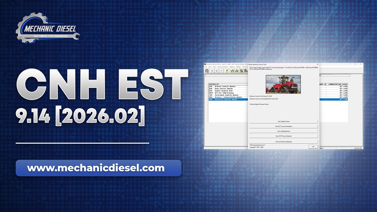 Exploration of CNH EST 9.14 [2026.02] Software Features