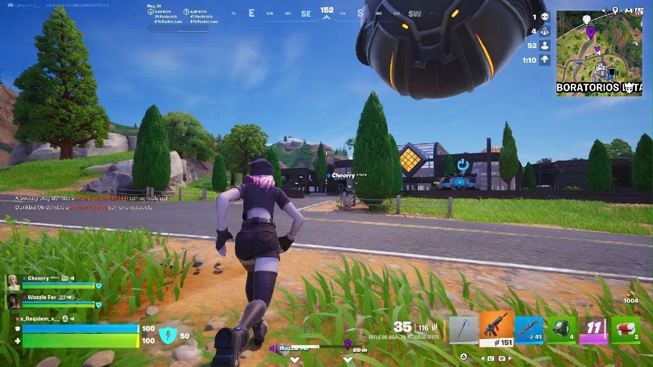 Fortnite mira disparale