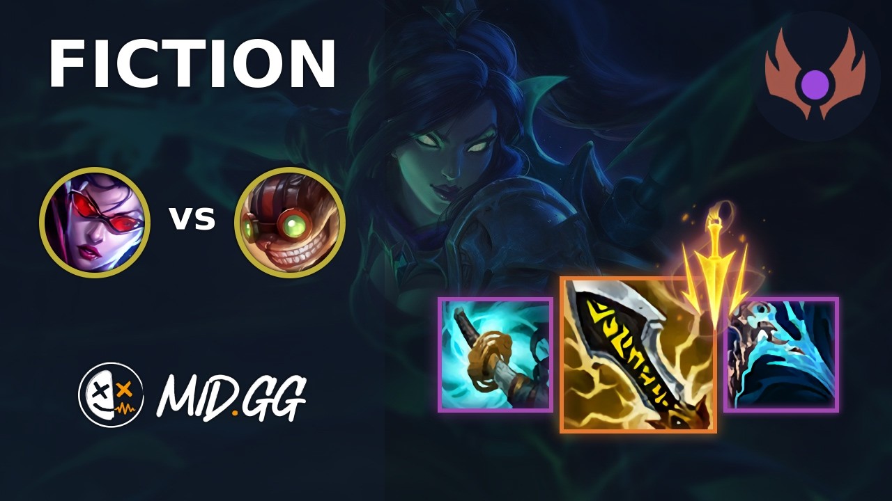 MID.GG: [ fiction ] Vayne BOT vs Ziggs | NA MASTER | LOL Season 2026