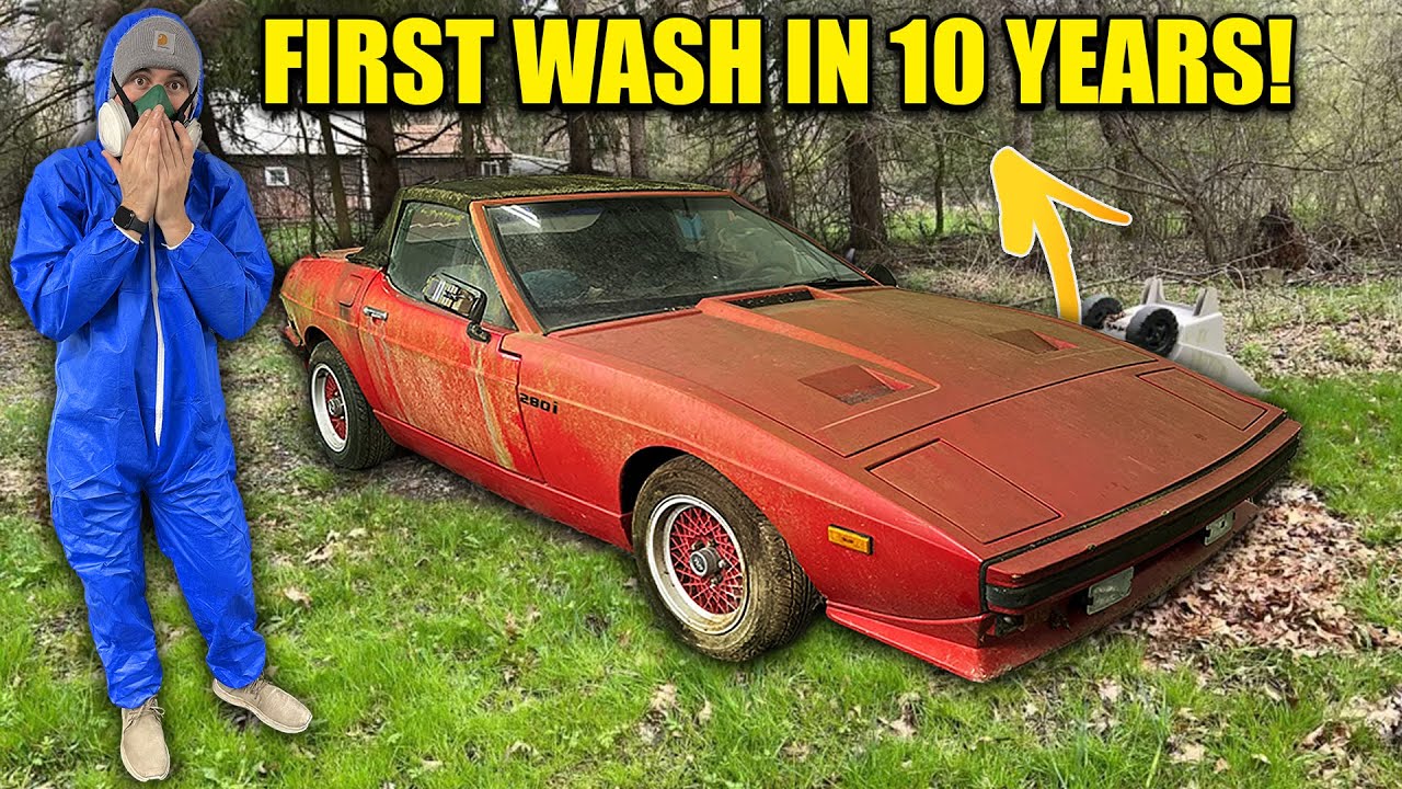 Скотный двор Бедствия Найти | Зараженный TVR 280i | Первая стирка 10 лет | Реставрация автомобилей