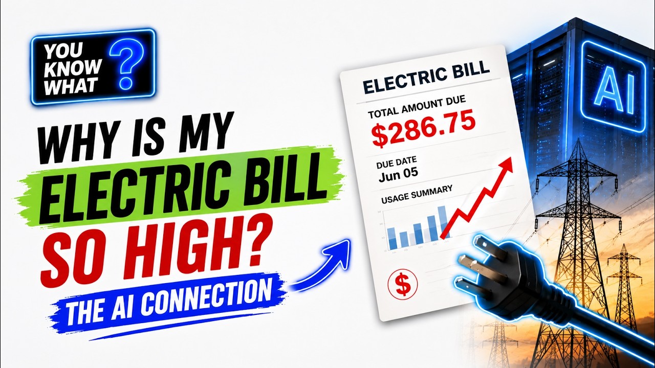 Why Is My Electric Bill So High? The AI Connection!