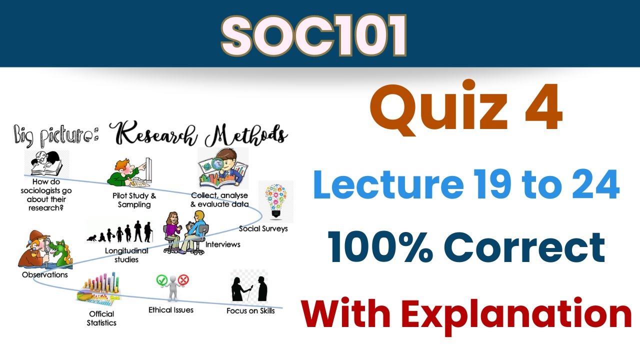 SOC101 Quiz 4 solution_2024_Lesson 19-24_100% correct_soc101 solved quiz 4