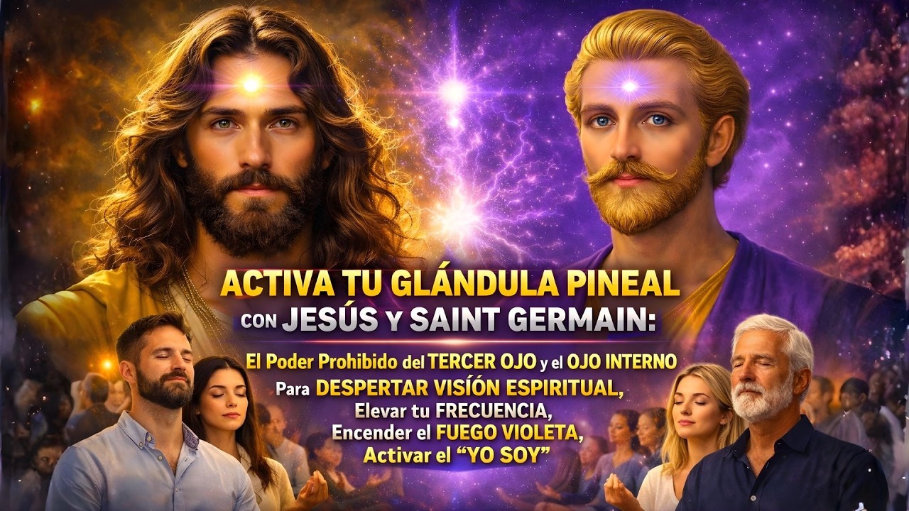 ACTIVA TU GLÁNDULA PINEAL con JESÚS y SAINT GERMAIN 🔥 DESPIERTA el TERCER OJO y MANIFIESTA