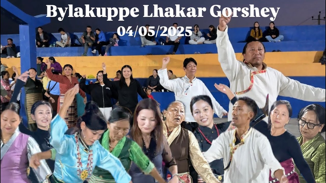 Bylakuppe Lhakar Gorshey || 4 June || TIBETAN CIRCLE DANCE || #tibetangorshey #lhakargorshey