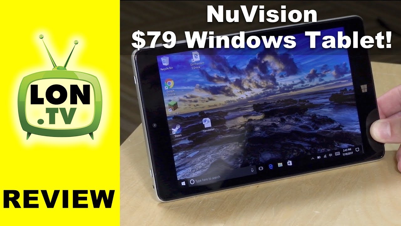 NuVision $79 Windows 10 Tablet Review - TM800W610L Signature Edition