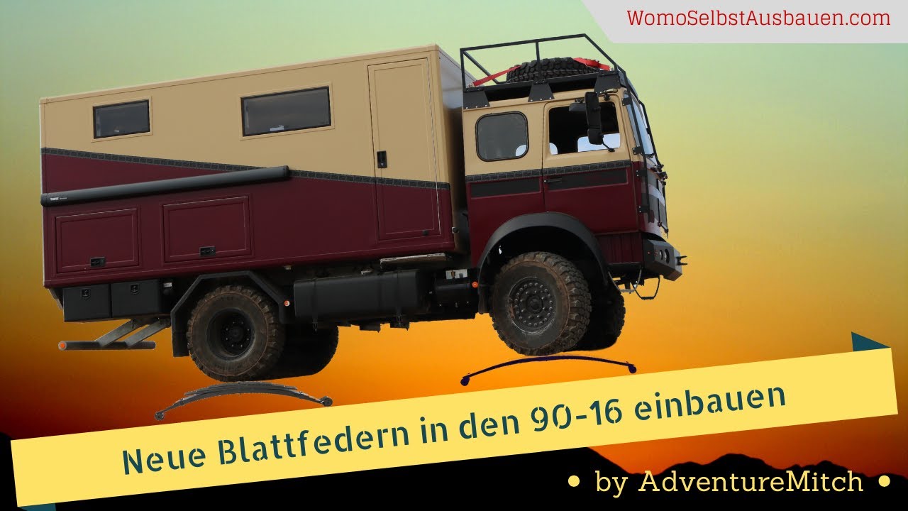 Iveco Magirus-Deutz 90-16 Fahrwerk LKW Blattfedern austauschen