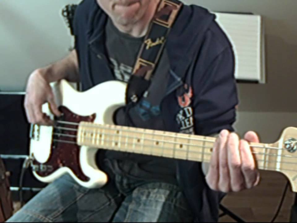 the bee gees staying alive -bass cover-