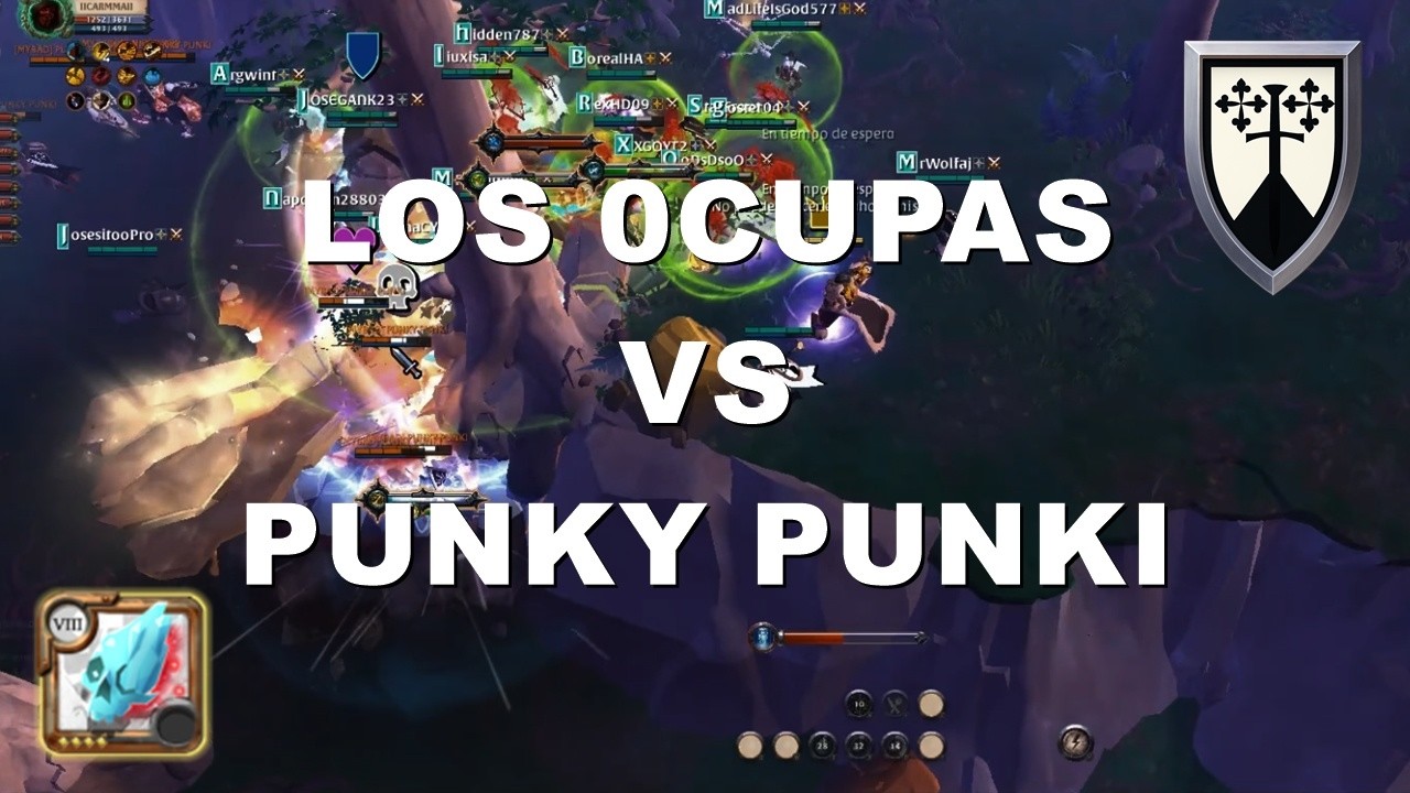 LOS 0CUPAS vs PUNKY PUNKI | POV Perma Caller | Albion Online ZVZ