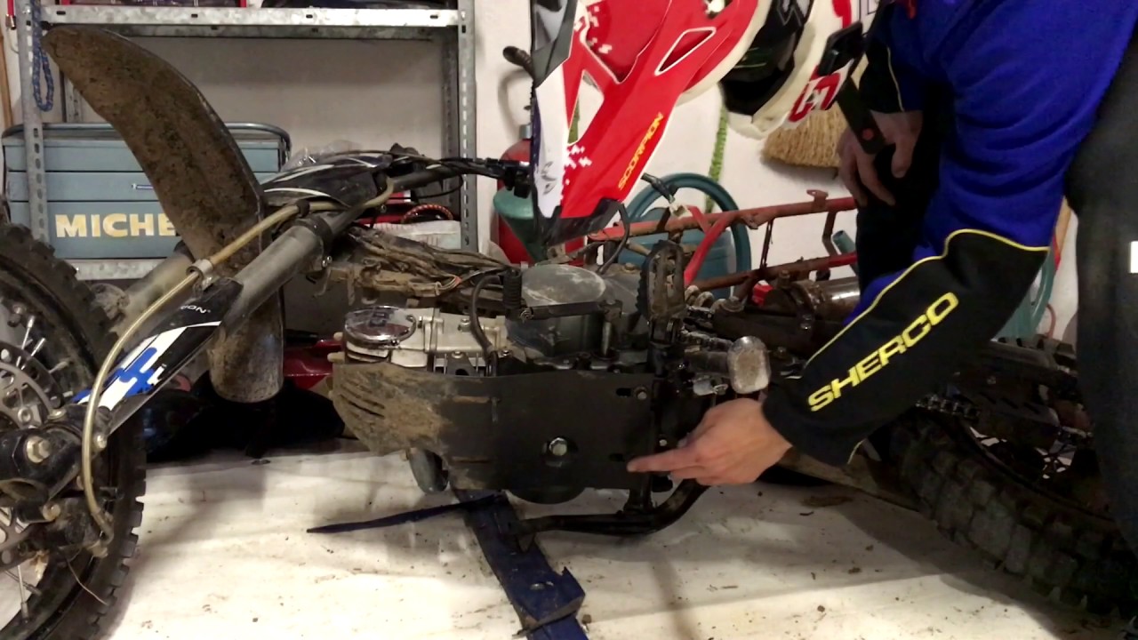 projet dirt #2 : avoir une dirt (neuve) pas cher /demontage du moteur