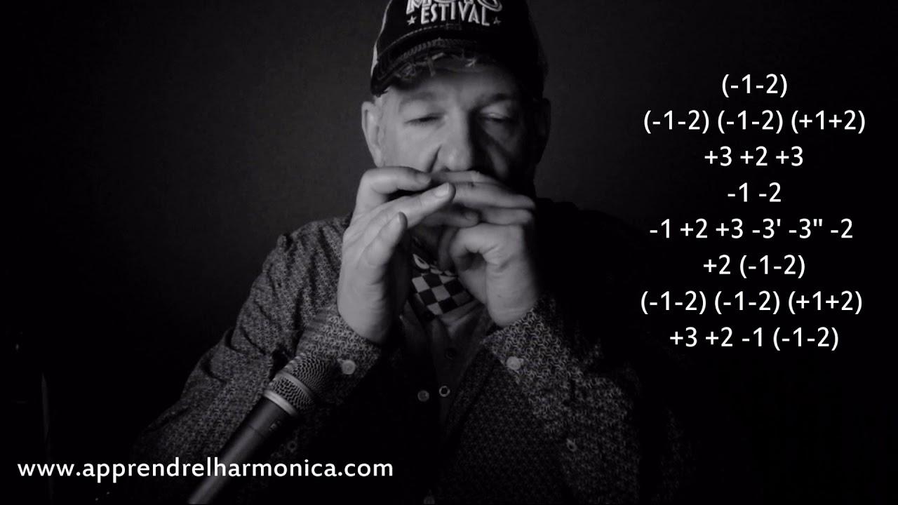 Harmonica Low D - Lick in the key of A