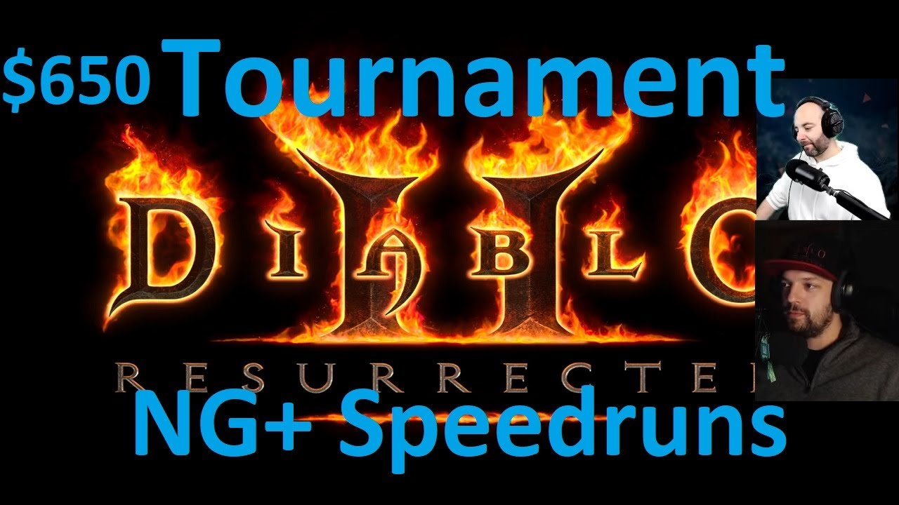 SPEEDRUN NG+ TOURNAMENT! Official Broadcast! - Diablo 2 Resurrected