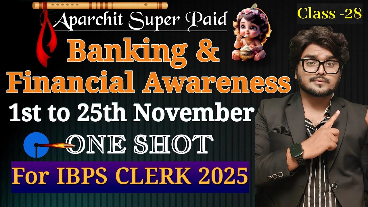 🔥Final OneShot 1 Nov to 25 Nov Paid Complete Current & Banking Awareness For SBI & IBPS MAINS 2025