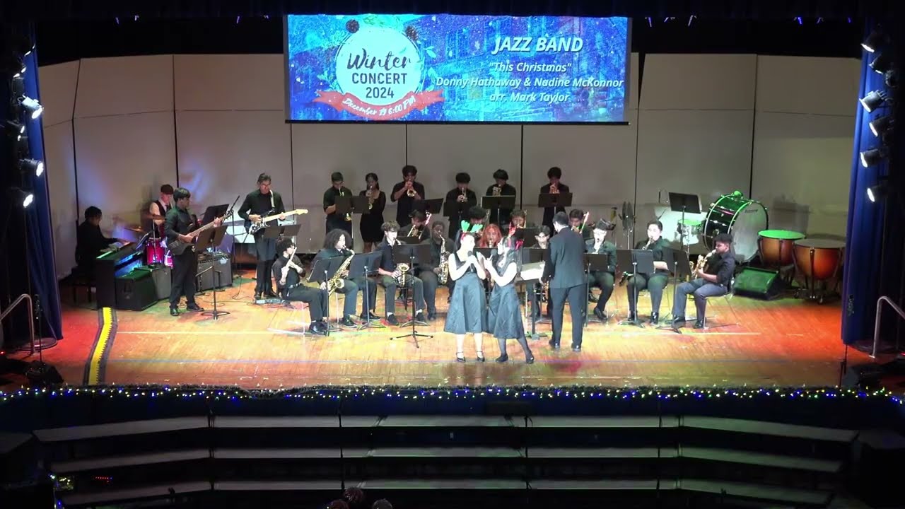 AMAZING HIGH SCHOOL JAZZ BAND RENDITION OF 'THIS CHRISTMAS'