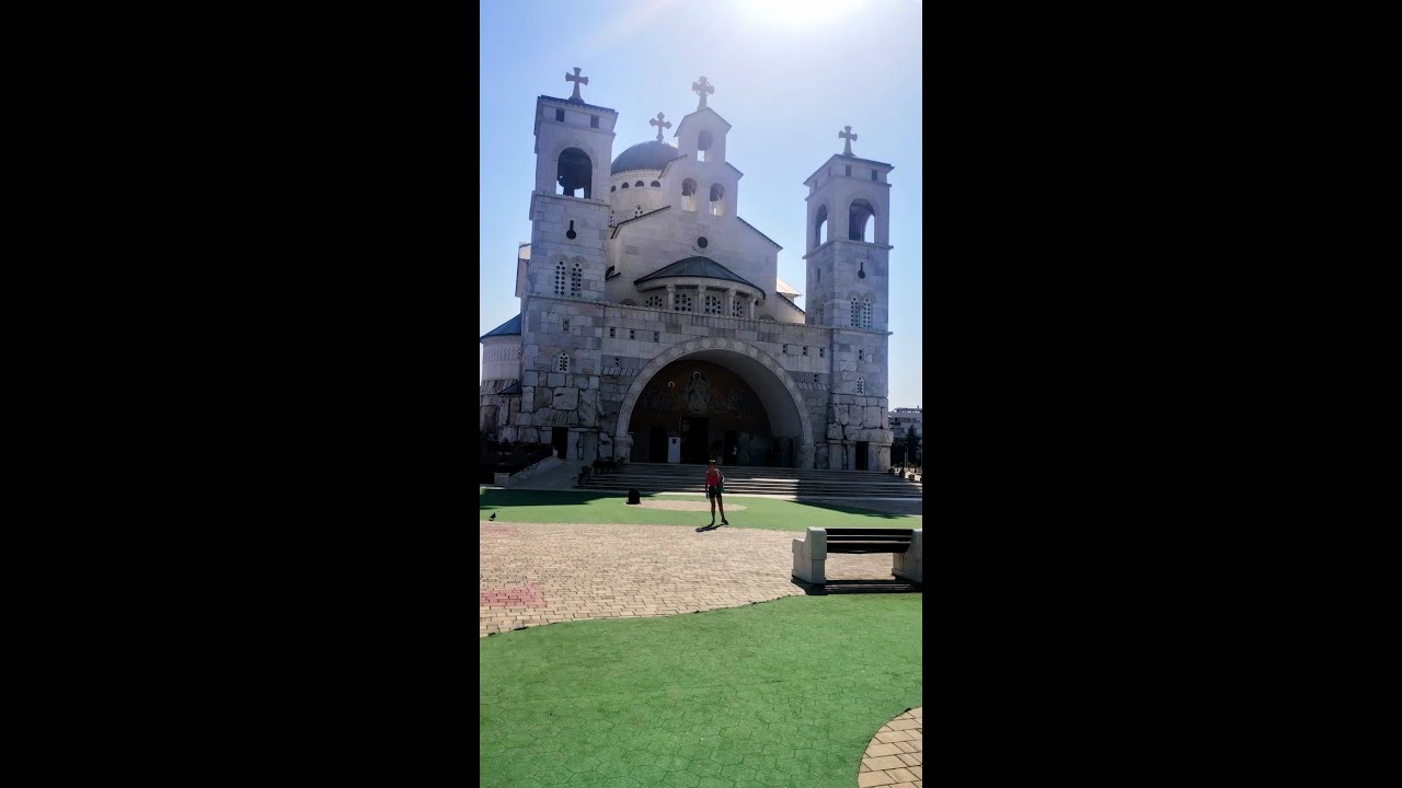La cattedrale ortodossa di Podgorica (Montenegro)