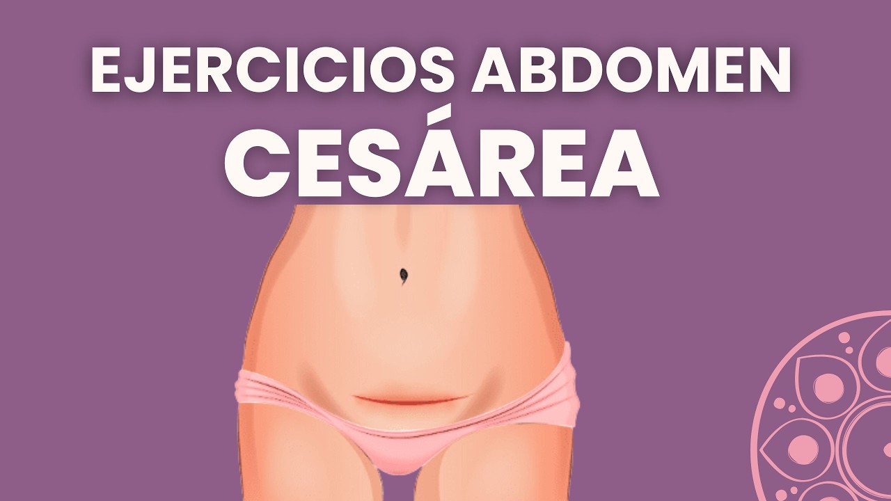 Ejercicios para el abdomen después de Cesárea | Tabla de Ejercicios  Fisioterapia |✔️A partir 2º Mes
