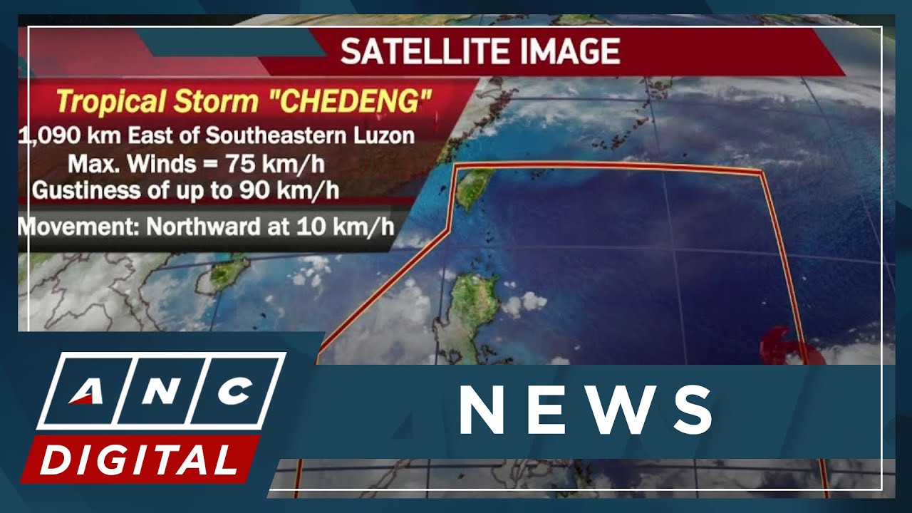 Tropical storm Chedeng further intensifies over PH sea | ANC