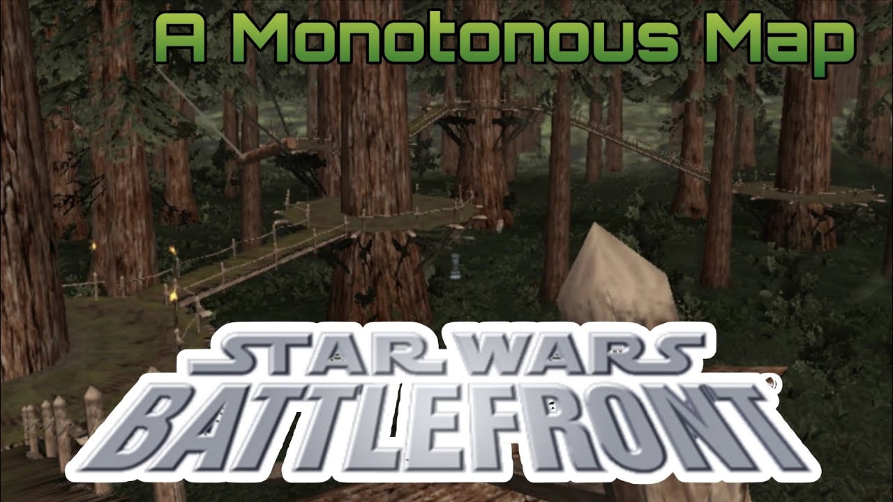 Бункер Эндора: Монотонность леса | Анализ карты Star Wars: Battlefront