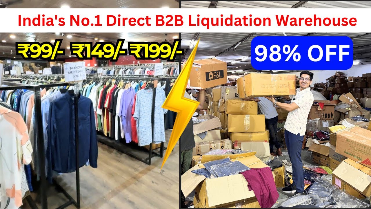 Branded Factory Biggest Warehouse Of Liquidation Lot , 98% Off Branded Factory Sale Bhilwara