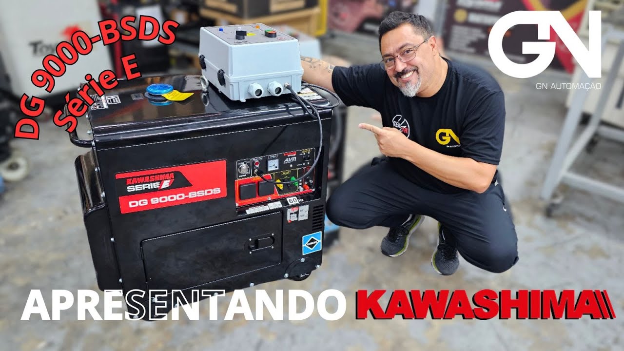 APRESENTAMOS GERADOR KAWASHIMA DIESEL SÉRIE E