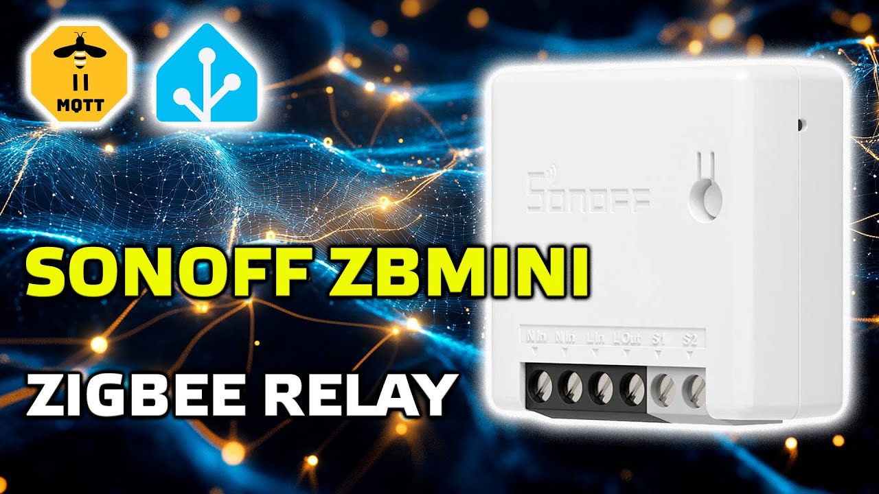 Sonoff ZBMINI - компактное Zigbee реле с нулевой линией, интеграция в Home Assistant