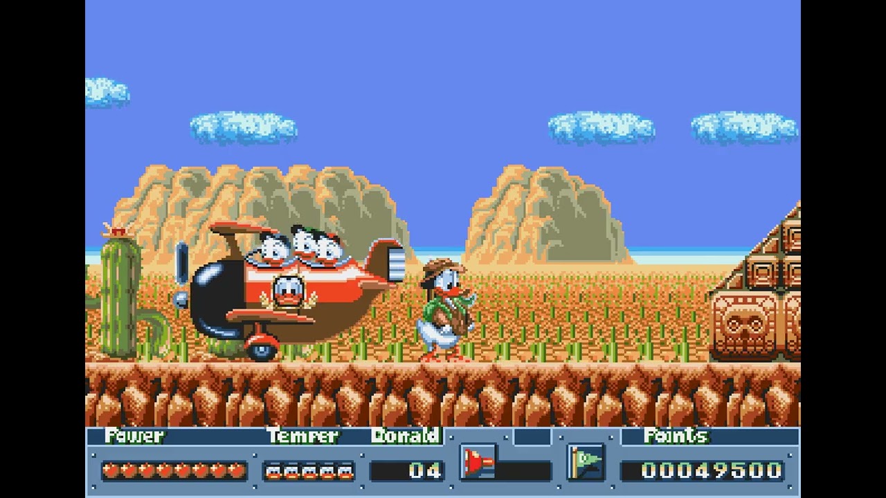 Quack Shot Starring Donald Duck (Full Game) [Sega Genesis / Mega Drive]