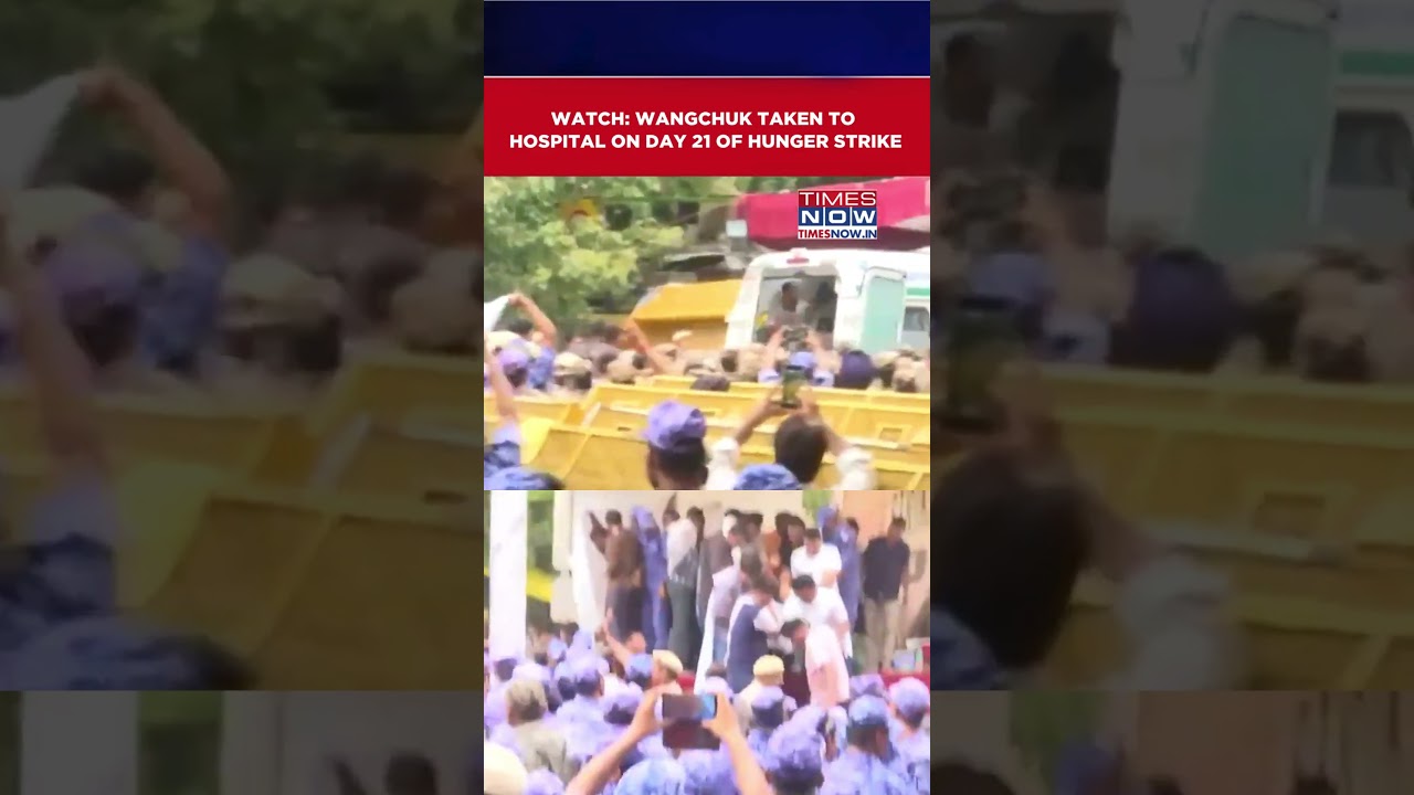 Sonam Wangchuk Taken To Hospital On Day 21 Of Hunger Strike | Jantar Mantar Protest #shorts