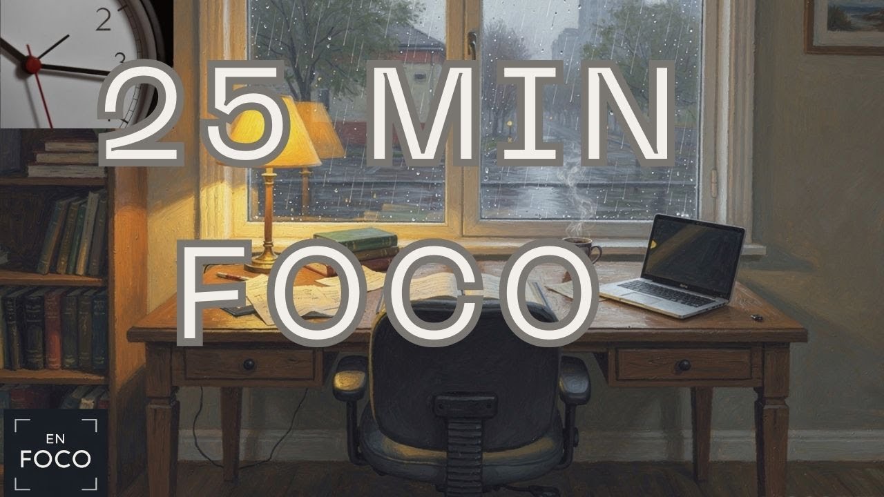 Pomodoro de concentración profunda 25/5 | EN FOCO